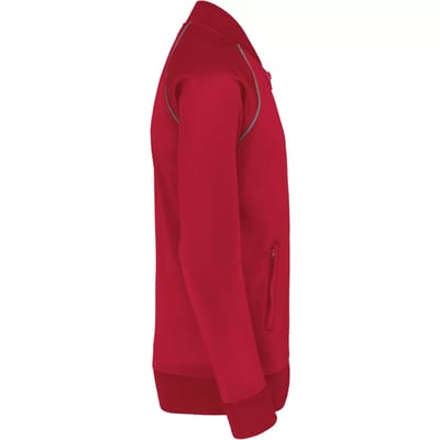 PROACT® Kindertrainingsjas met rits en biesje PA385 - Sporty Red - 10/12 years (10/12 ans)