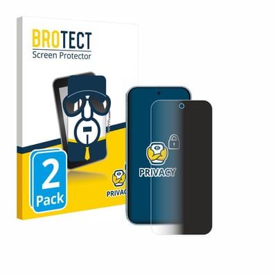 BROTECT - privacy screenprotector voor Google Pixel 9 / 9 Pro / 10 / 10 Pro - Folie Beschermfolie Blauwlichtfilter 2 Stuks
