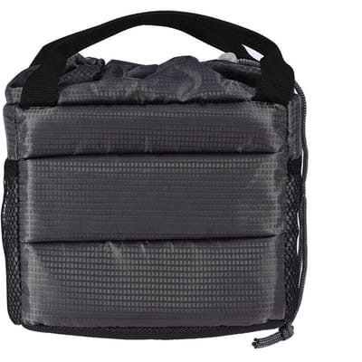 Waterdichte Inzet Scheidingswand Camera Handtas Schokbestendige Gewatteerde Divider Cover Case voor DSLR(Grijs) grijze kleur
