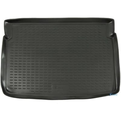 J&J AUTOMOTIVE | Tapis De Coffre Caoutchouc Premium Pour Peugeot 207 5P. Berlina 2006-2012 noir