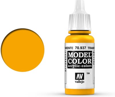 Vallejo 70937 Model Color Transparant Yellow - Acryl Verf flesje