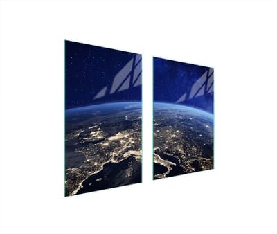 TMK ArtDeko - Glasplaat Bescherming - 35x30x52 - Tempered Glas - Veelzijdig - Veilig