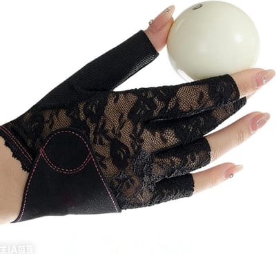 Biljarthandschoen Linkshandig - Dames Biljartaccessoire - Precisie Stoten - Geavanceerde Antislip - Standaard Maat - Roze