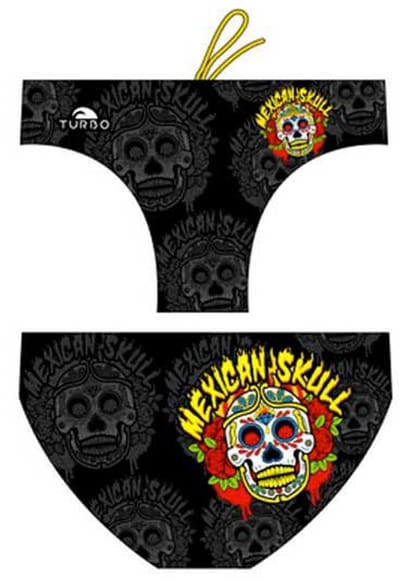 Turbo Mexican Skull 2014 Zwemslip Zwart XL Man
