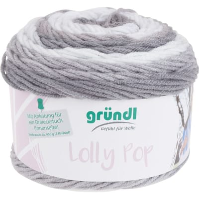 Gründl wol "Lolly Pop" - Silver Swirl, Kleur 09