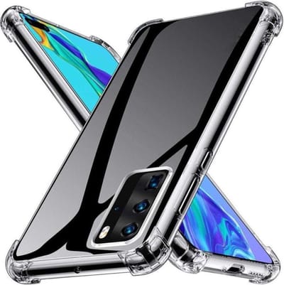 LuxeBass Hoesje geschikt voor Huawei P40 Anti-shock silicone hoesje transparant