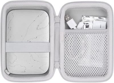Hard Travel Beschermcase voor Draagbare Instant Printer en Foto Papier - Ideaal voor HP Sprocket en Bescherming tijdens Reizen