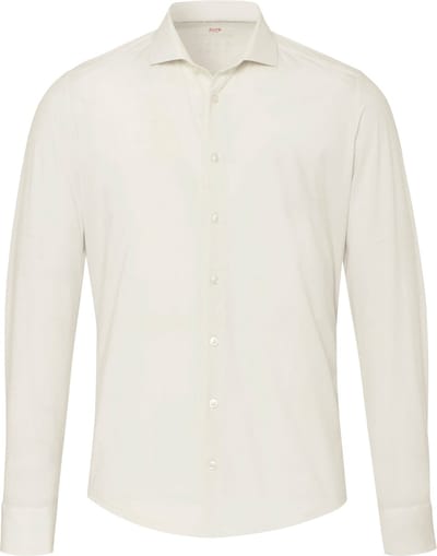 Pure The Functional Shirt Ecru - Overhemden Trouw
