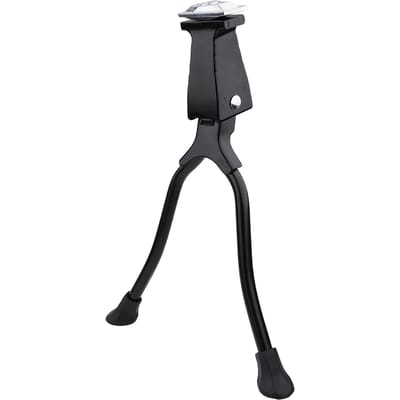 Support de pied de vélo de montagne pratique Support de montage Vélo de route Double béquille Rack de stationnement gray