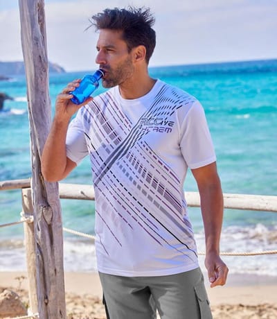 ATLAS FOR MEN - Set van 3 T-shirts Sportsmen - Heren - Verkrijgbaar in grote maten - 5XL