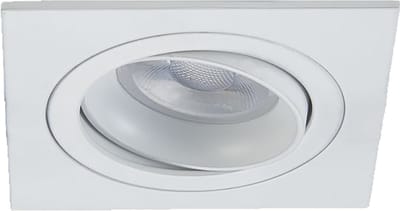 Platte inbouwspot James -Vierkant Wit -Extra Warm Wit -Dimbaar -3.8W -RTM Lighting LED