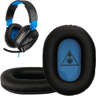 kwmobile 2x oorkussens geschikt voor Turtle Beach Recon 70 / Recon 50 60P / Stealth 500 / 600 / 700 - Earpads voor koptelefoon in zwart