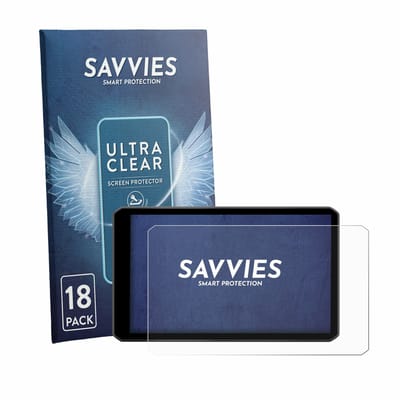 Savvies - Screenprotector voor Garmin dezl LGV720 - Folie Beschermfolie transparant 18 Stuks