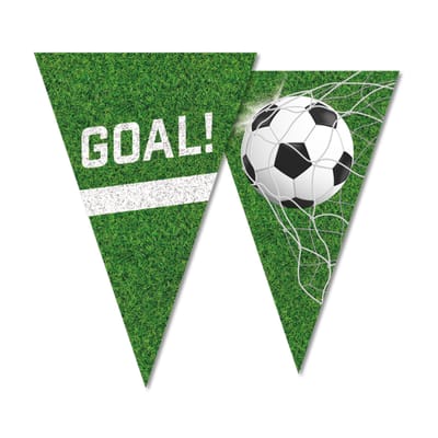 OttoSimon voetbal vlaggenslinger 10 meter feestdecoratie.