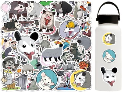 Dailygoods- Muisstickers 100 Stuks - Waterdichte Stickers - Zelfklevende Stickers - Veelkleurige Stickers - Decoratie voor Laptop/Fiets - Afmeting 4-5 Cm