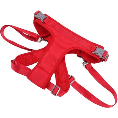 Harnais de Levage pour Chien Réglable Sûr Aide à la Récupération Chiot Support Patte Avant Écharpe pour Animal de Compagnie Âgé Handicapé Blessé XL XL red