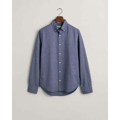 Gant Overhemd Oxford Slim Uni Button Down Persian Blue / male