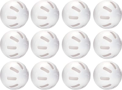 Trainingshonkballen voor Curveball Werpen in Netzak Witte Set