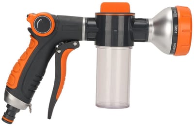 Dailygoods- Waterspuitmachine 8 Modi - Hogedruk Sproeikop - Schuimsproeier - Tuinbewatering - Lange Sproeiafstand tot 10 meter - Eenvoudig te gebruiken - Tuinsproeier