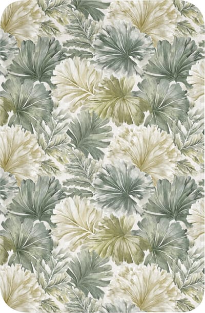 WC mat 40x60 cm - Antislip - Bladeren - Botanisch - Groen - Toiletmat - Vloermat - Douchemat - Toilet tapijt - Toiletmatten