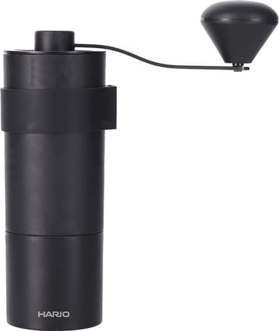 HARIO Koffiemolen Mini Black Pro - Zwart - Roestvrij Staal