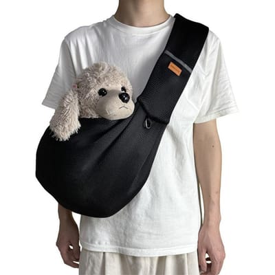 Mesh Polyester Ademende Hondentas Huisdier Crossbody Schoudertas Outdoor Reizen Draagbare Kat Puppy Slingtas Tote Draagbenodigdheden