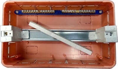 Verdelingskast 12 modules - Zekeringenkast Inbouw - Elektrische Installaties - N+PE Aansluiting - 12 Modules - Blauw