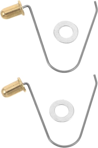 Vergrendelpinnen Kinderwagen - Scooter Onderdeel - Stuur Verstellen - Veerkogel Vergrendeling - 42 cm - Goud