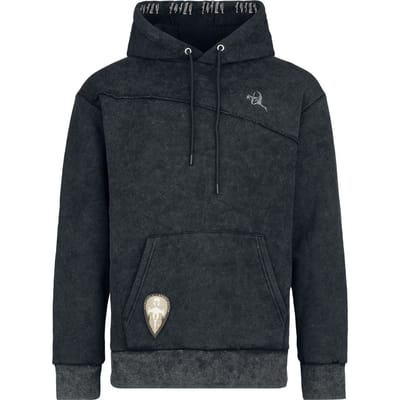 Star Wars - Disney Trui met capuchon - The Mandalorian - Logo - S tot XXL - voor Mannen - zwart