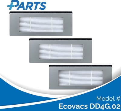 Ecovacs DD4G.02 Filters (3 Stuks, Plus.Parts® alternatief voor 201-1628-0022)