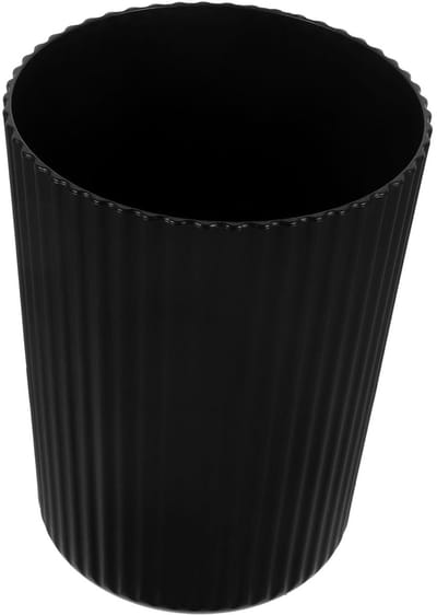 Prullenbak - Vuilnisbak Afvalemmer - Kantoor Badkamer - Stevige ABS Constructie - 1.5 Gallon Capaciteit - Zwart