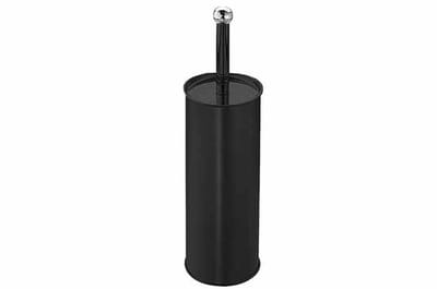 Artex Plain Black - Toiletborstel met houder - Metaal - Zwart - Vrijstaand