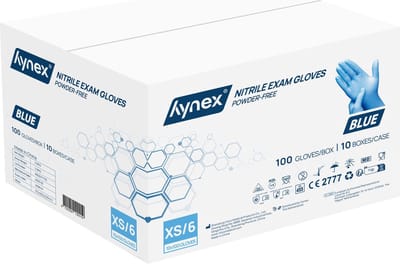HYNEX - Handschoen XS nitril - 10x100 stuks - Blauw