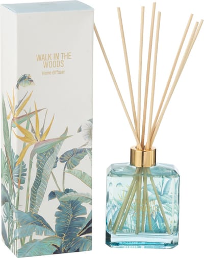 J-Line geurstokjes Walk In The Woods - Woody Blush - blauw - 180ml