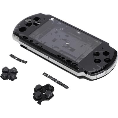 Voor PSP3000 Game Console Behuizing Volledige Behuizing Shell Met Schroevendraaier Draagbaar Compact(Zwart) zwart