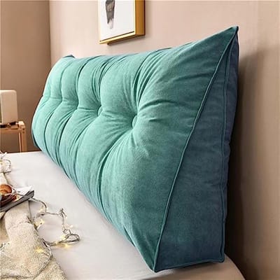Wiggelkussen - Bedkussen - Lezen en Ontspannen - Afneembare Hoes - 200x50x20cm - Groen