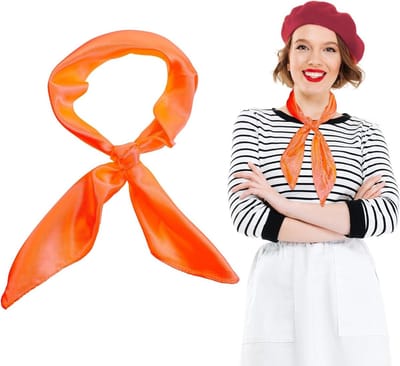 Elegante Zijden Vierkante Sjaal 60 x 60 cm - Veelzijdige Sjaal voor Dames, Perfect als Cadeau, Ideaal voor Haar en Modeaccessoire