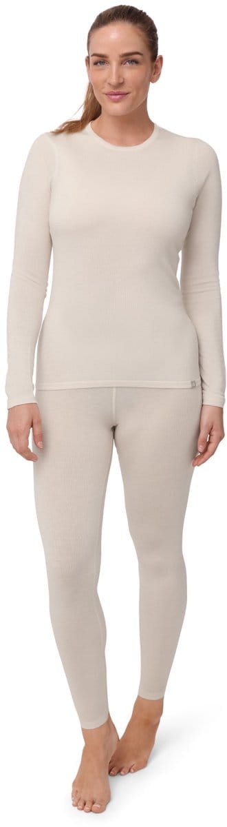 DANISH ENDURANCE Thermoset voor Dames - van Merino Wol - Ademend - Gebroken wit - Maat L