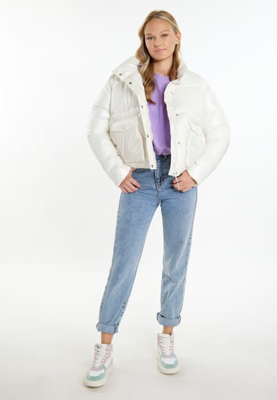 Mymo winterjas Dames wolwit