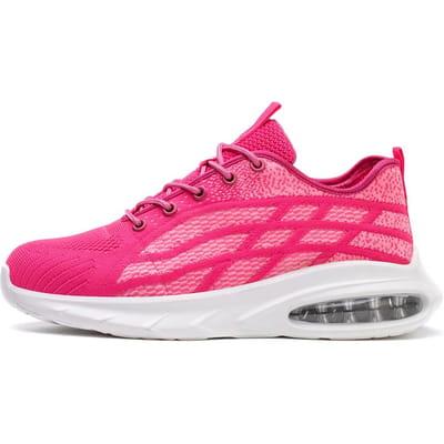 Luchtkussen Heren Veiligheidsschoenen Stalen Neus Werkschoenen Heren Dames Onverwoestbare Schoenen Ademend Anti-Smash Werkschoenen Lichtgewicht 38 pink
