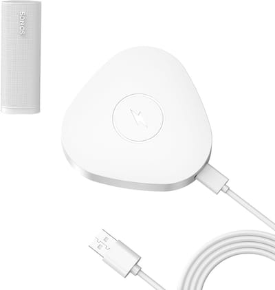 Draadloos Oplaadstation Magnetisch voor Sonos Roam met Lange Kabel (Wit)