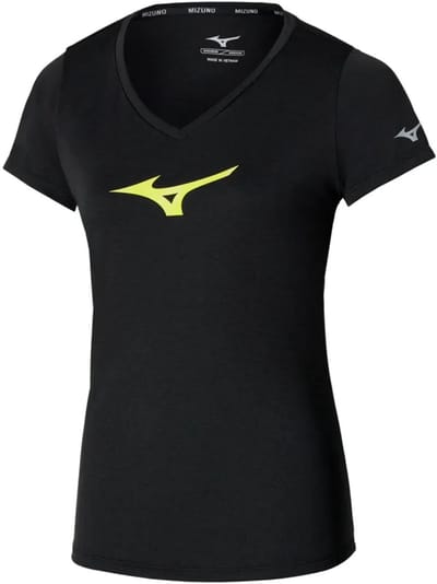 Mizuno Core Runbird T-shirt Met Korte Mouwen Blauw S Vrouw
