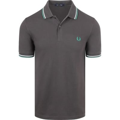 Polo Shirt Korte Mouw Fred Perry Polo Twin Tipped M3600 Grijs 85B