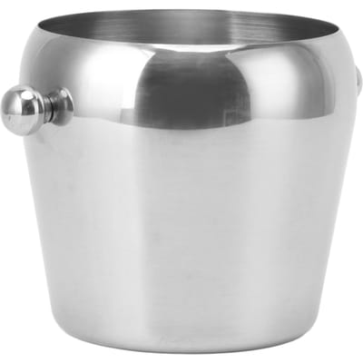 Seau à glace en acier inoxydable Seau à glace à champagne Seau rafraîchisseur à vin Baignoire à boisson avec poignée lisse pour bars à domicile
