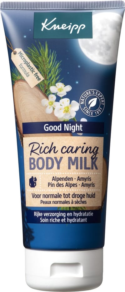 Kneipp Good Night - Body lotion - Alpenden en Amyris - Goede nachtrust - Ontspannend - Vegan - 1st - 200 ml