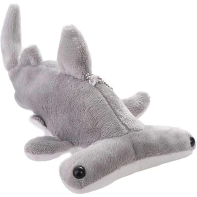 Cartoon Dieren Sleutelhanger Knuffel Sleutelhanger Hamerhaai  Haai  Sleutelhanger Hamerhaai  Sleutelhanger gray