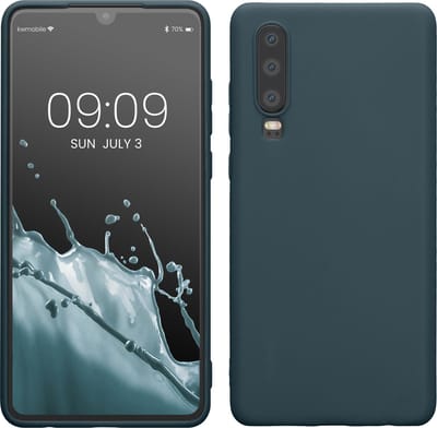 kwmobile telefoonhoesje geschikt voor Huawei P30 - Hoesje voor smartphone - Back cover in leisteen