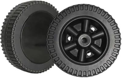 2 stuks 15,24 cm kunststof grillwielen voor gasbarbecues - reserveonderdelen voor BBQ