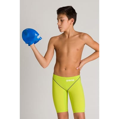 Arena Powerskin St 2.0 Jammer Jr Lime Green Taglia: 6-7 | Costumi da Bagno Outlet | Unisex | Verde