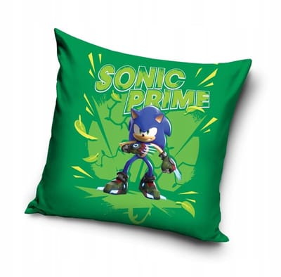 Sonic Kussenhoes 40x40 cm - Zacht Velvet, Kinderkamer Decoratie